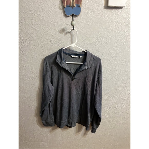 Calvin Klein Other - Calvin Klein Jeans‎ 1/4  Zip Pullover Mens Shirt  Size Medium Blue